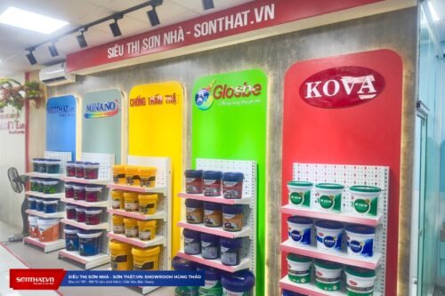 Siêu thị sơn nhà sơn thật.vn - showroom hùng thảo 2