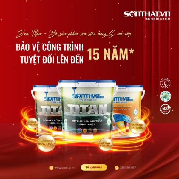 Bộ sản phẩm sơn Titan tại Sơn Thật - Địa chỉ cung cấp sơn Titan uy tín