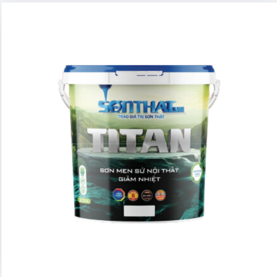 Sơn Titan men sứ nội thất giảm nhiệt -