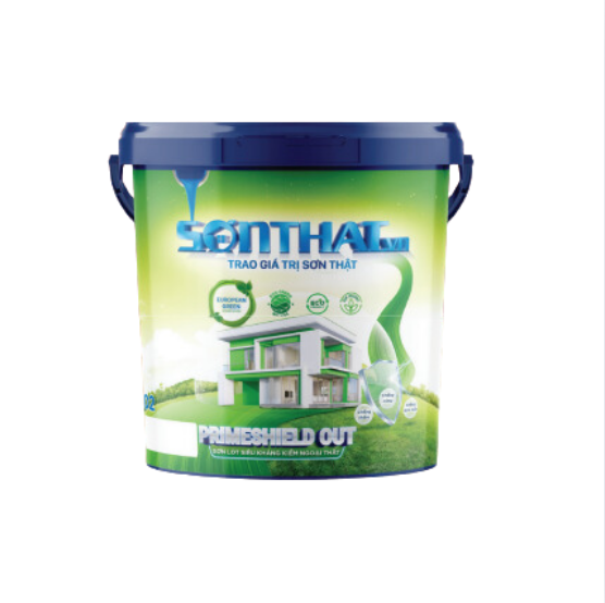 PRIME SHIELD OUT sơn lót siêu kháng kiềm ngoại thất - Top 10 loại sơn bảo vệ sức khỏe tốt nhất hiện nay