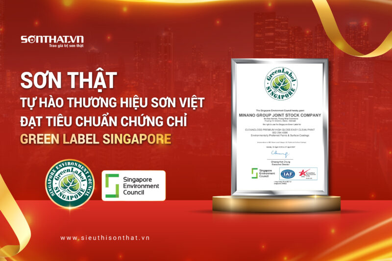 Sơn Thật vinh dự đạt chứng nhận green label