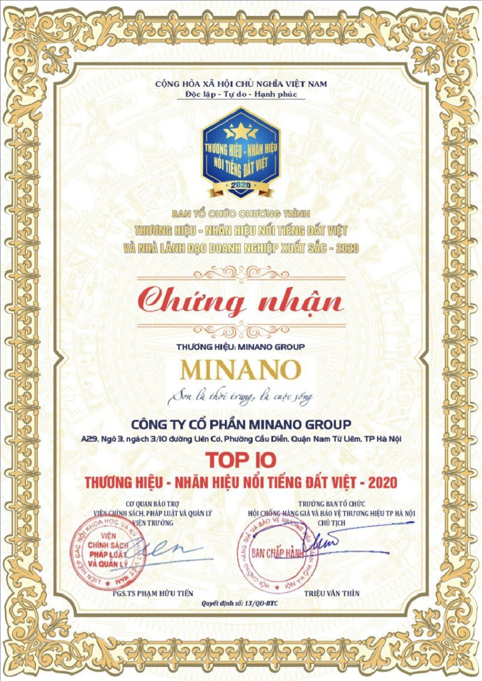 giấy chứng nhận-12