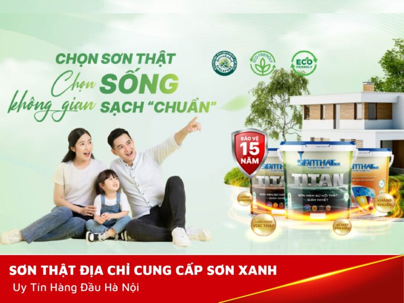 Địa chỉ cung cấp sơn xanh uy tín