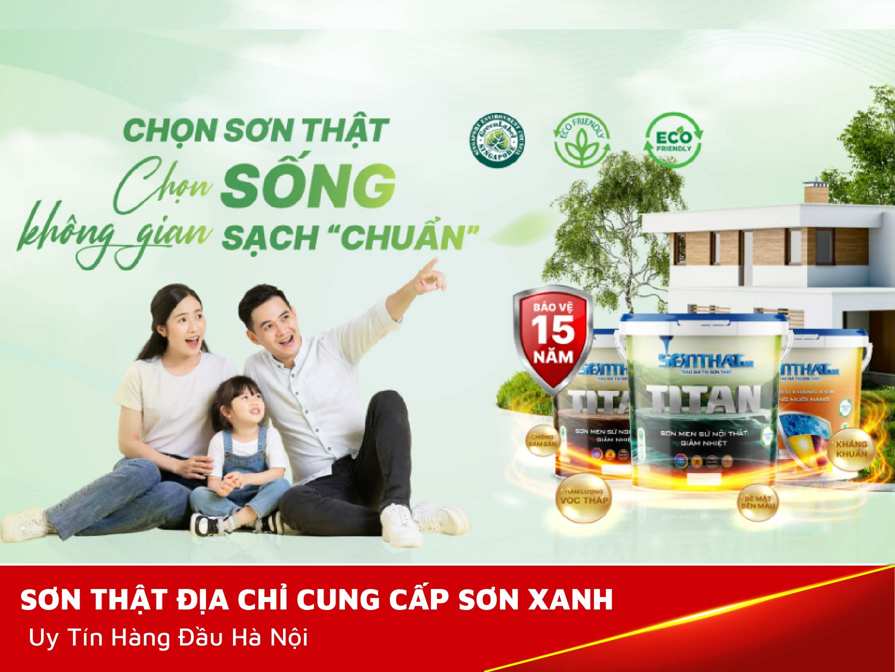 Địa chỉ cung cấp sơn xanh uy tín